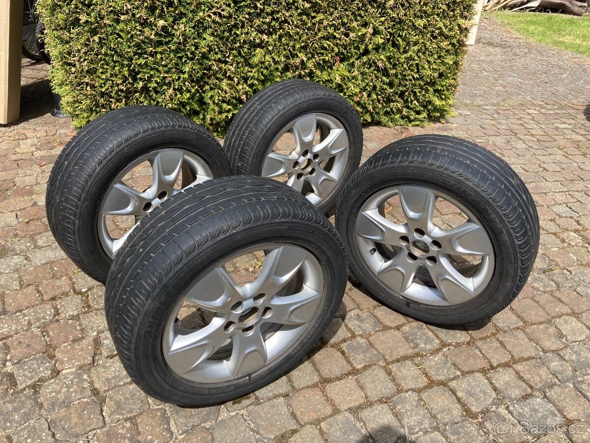 ALU kola s Pneu 195/55 R 15 Bridgestone