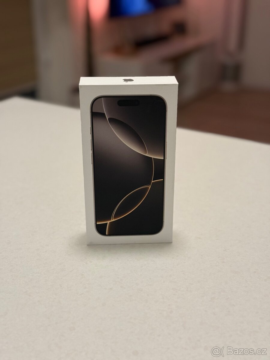 Nerozbalený iPhone 16 Pro, 128 Gb, přírodní Titan