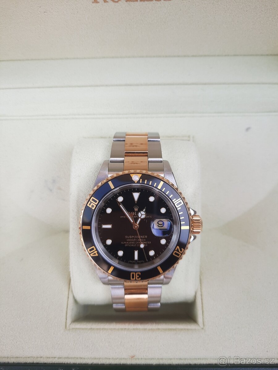 ROLEX SUBMARINER DATE BICOLOR 16613LN,2006,FULLSET