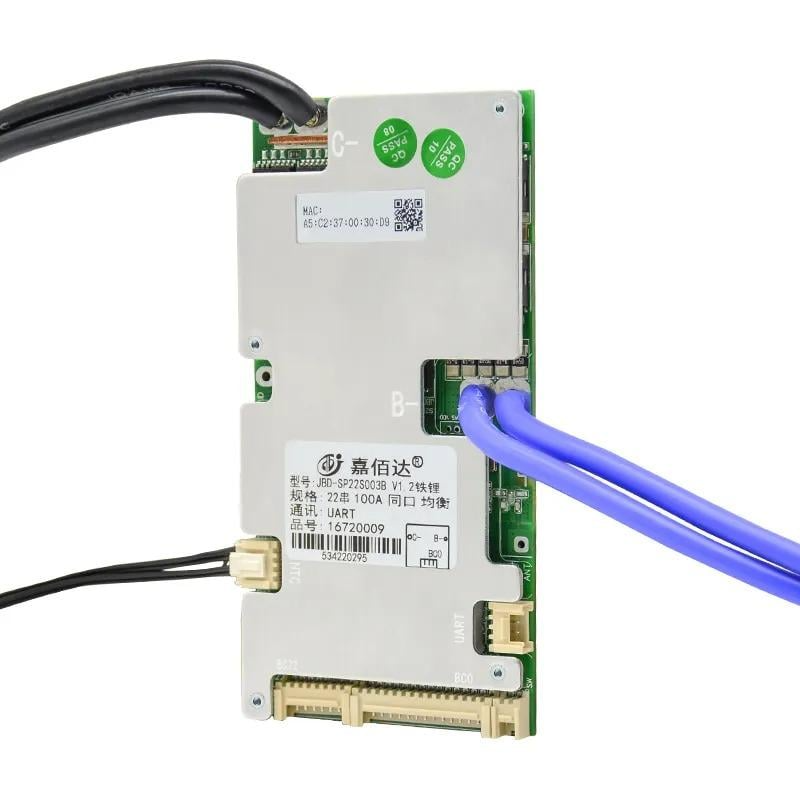 JBD BMS 6S až 22S 50A Bluetooth Smart BMS Li-ion lifepo