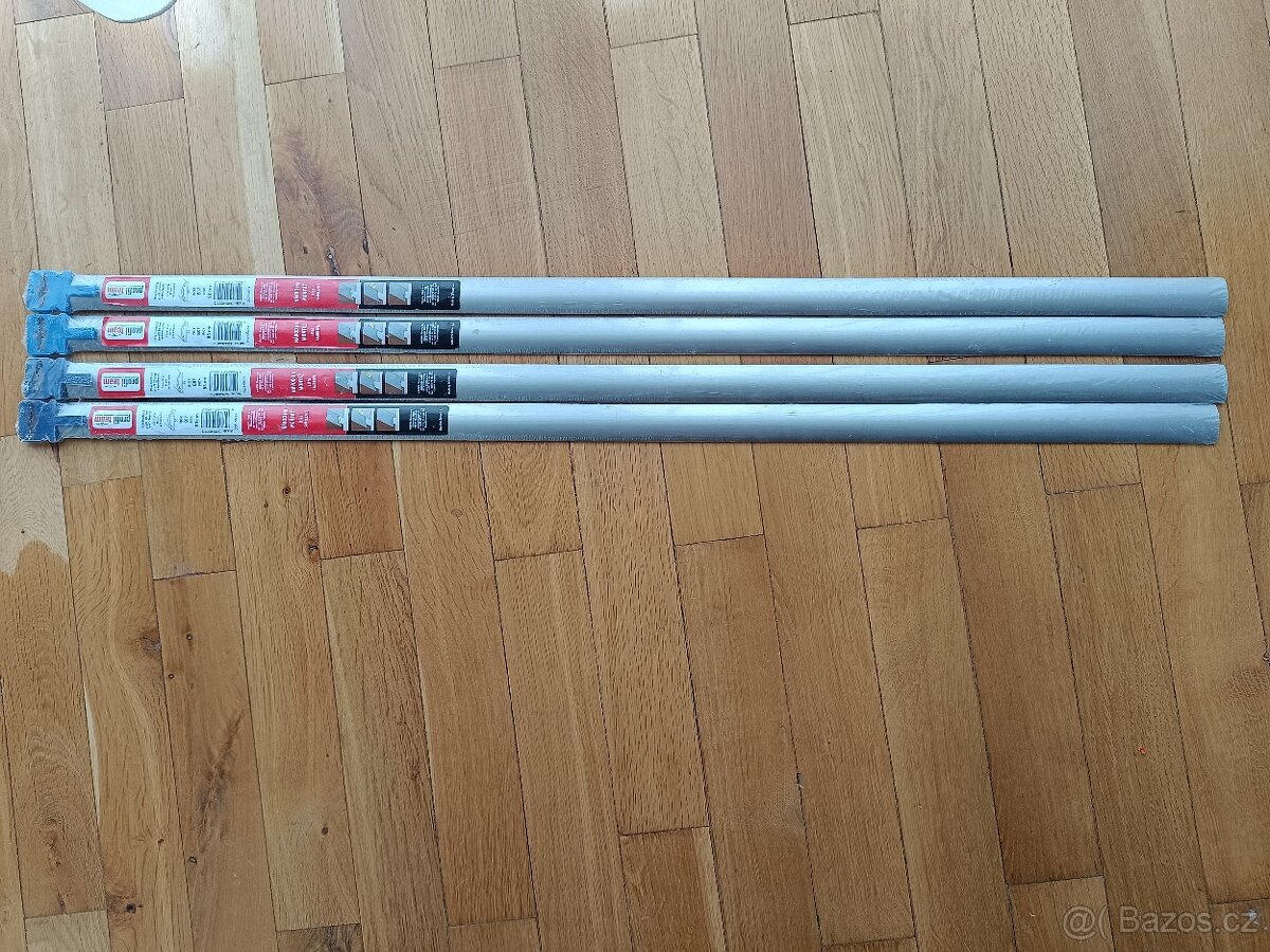 4ks Přechodový profil 30mm INOX 93cm