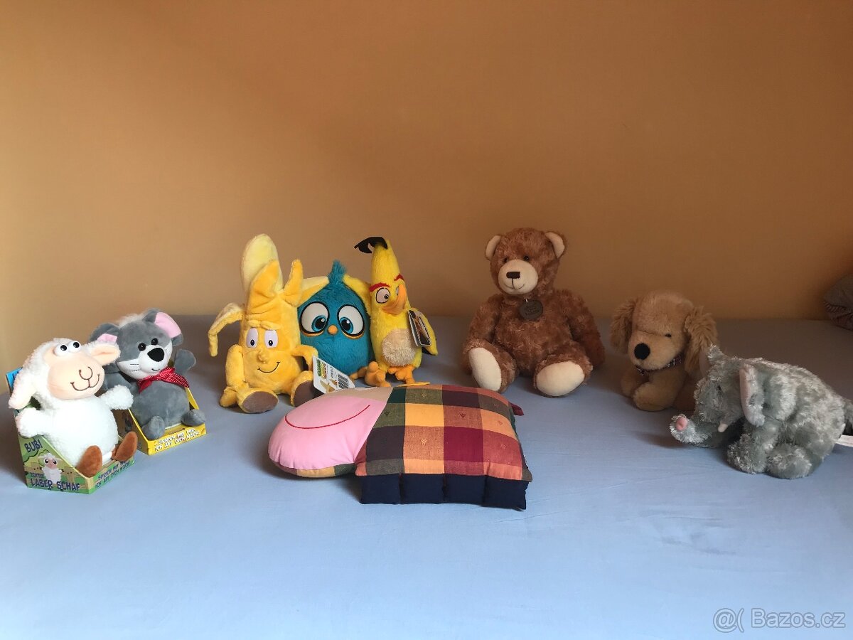 Mluvící zvířátka • Angry Birds • plyšáci a jiné