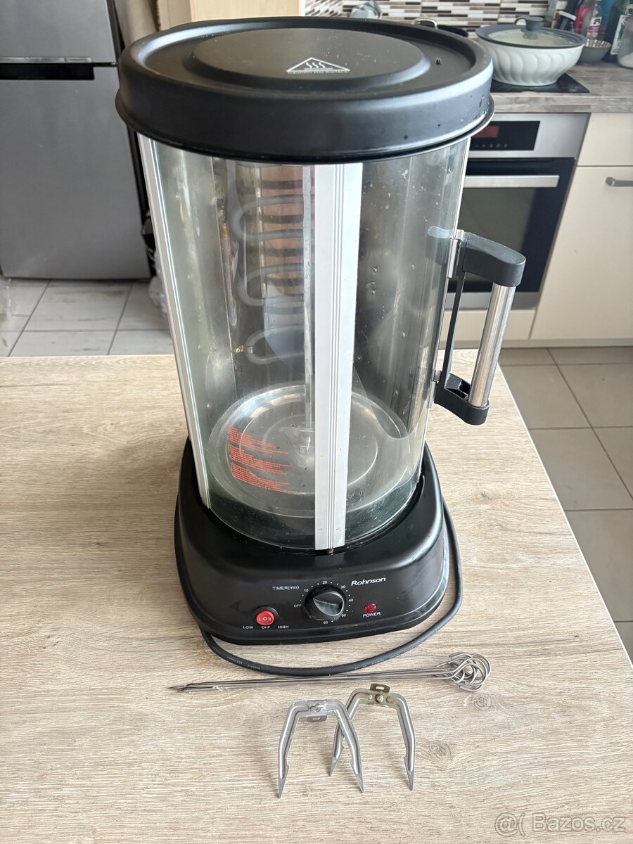 Otočný elektrický gril Rohnson