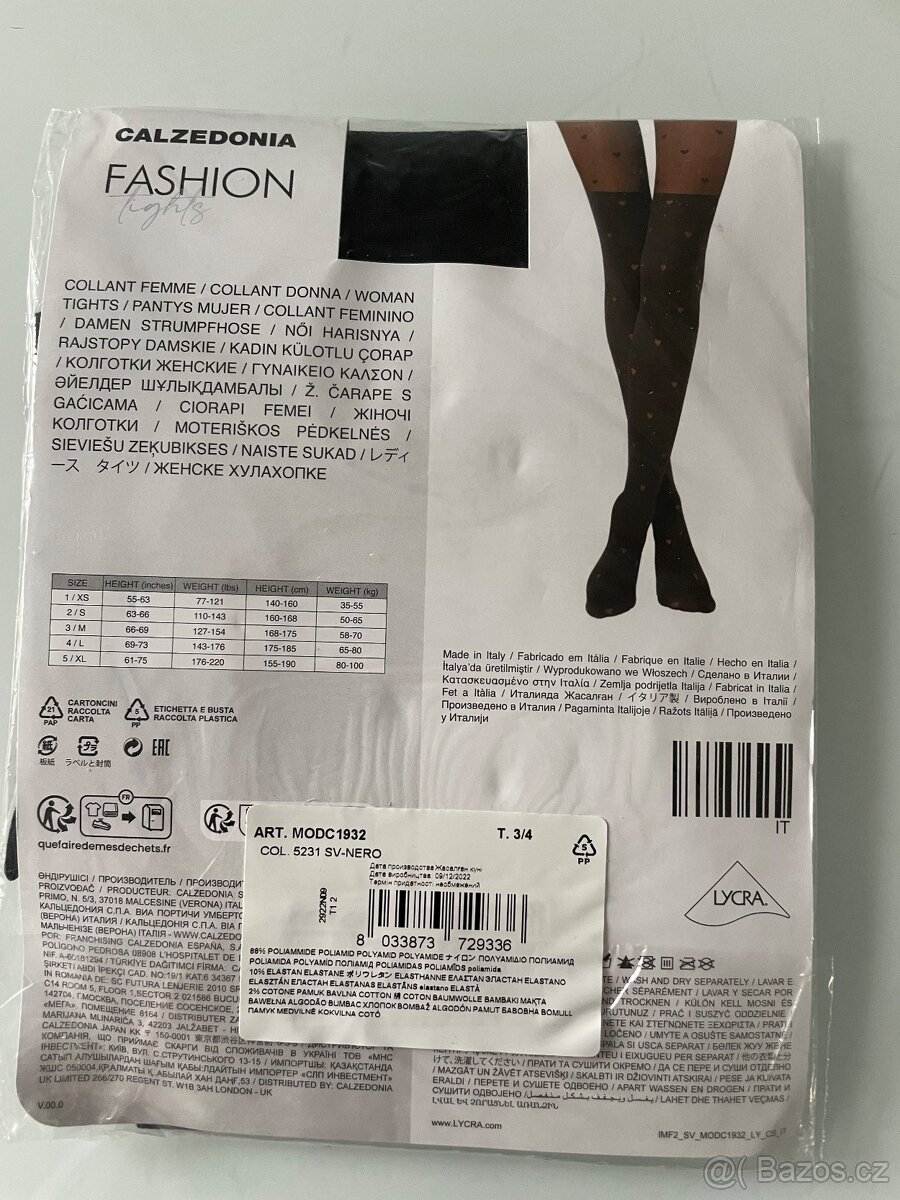 Calzedonia různé punčochy