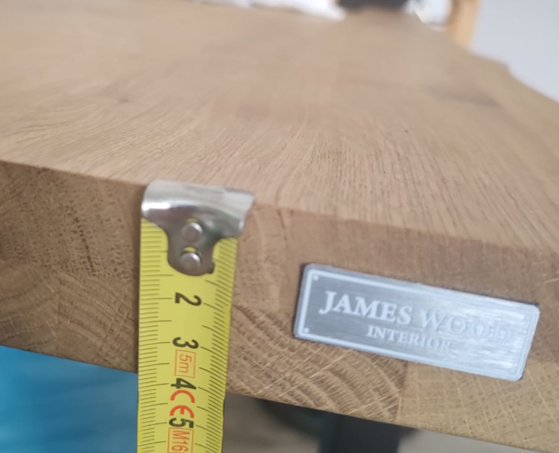 Jídelní sůl, masiv dub, 160/75/90 cm, značka James WOOD