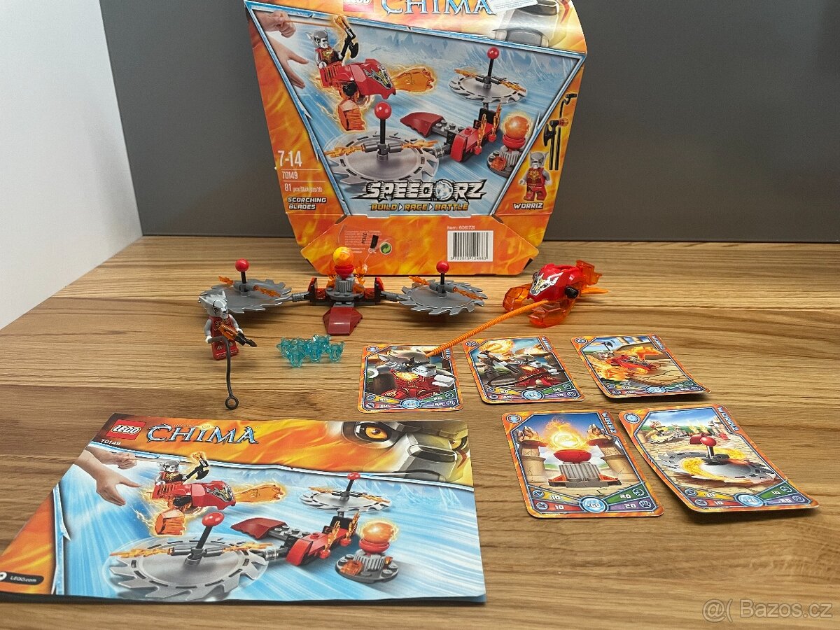 LEGO 70149 – Scorching Blades (Legends of Chima) – kompletní