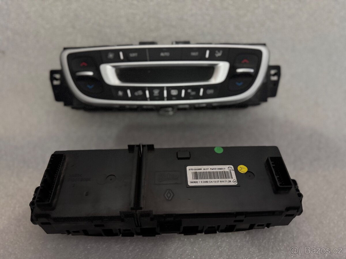 Renault megane a scenic III ovladaci panel