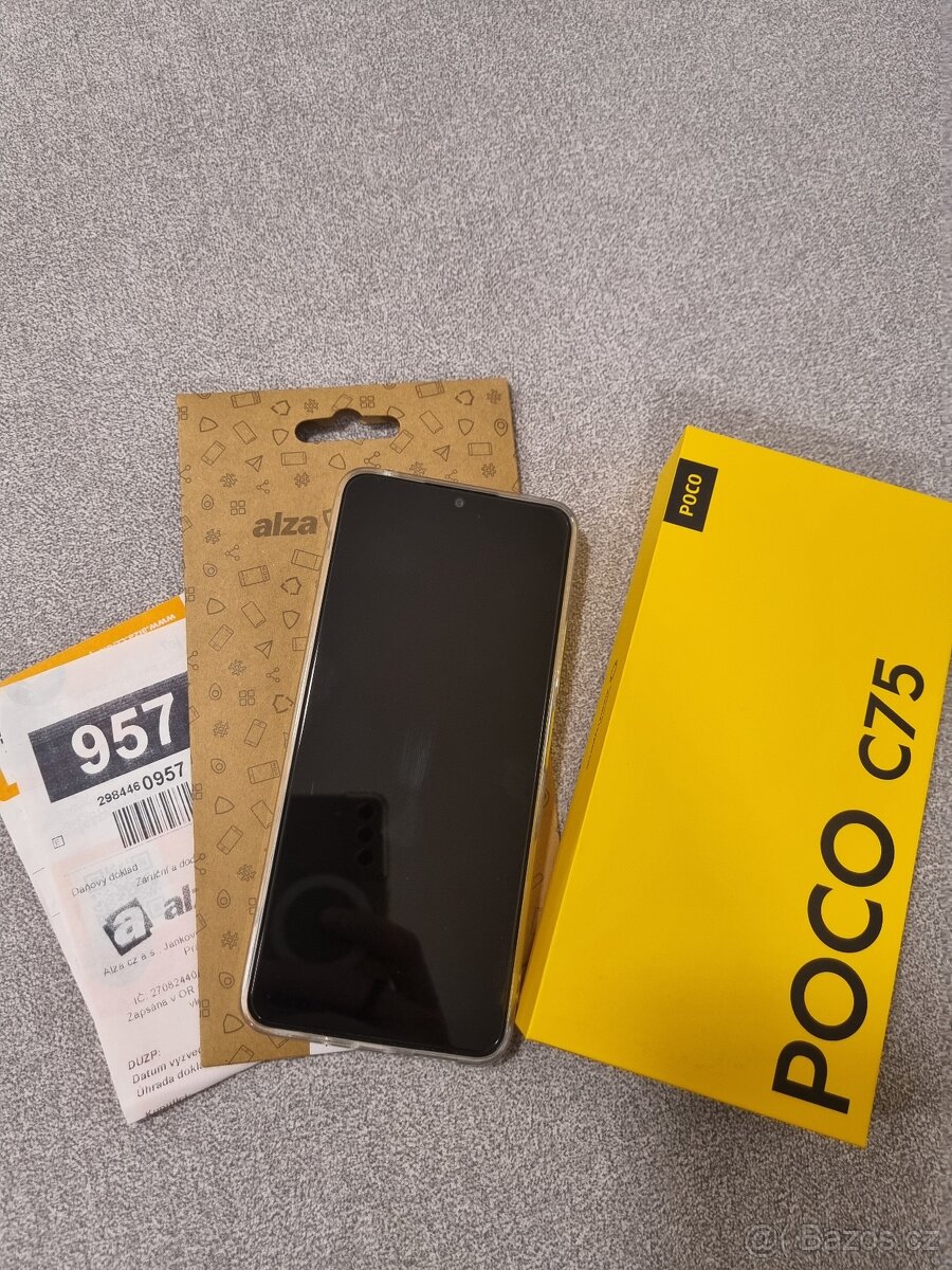POCO C75 6GB/128GB Black zánovní