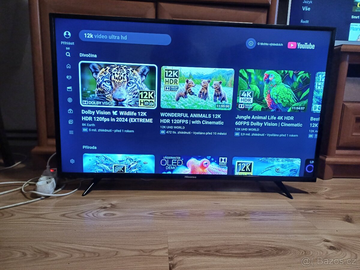 39" 99cm, Smart TV Hisense H39A5600, WiFi, dvbt2