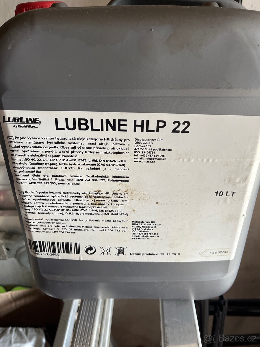 Hydraulický olej HPL 22