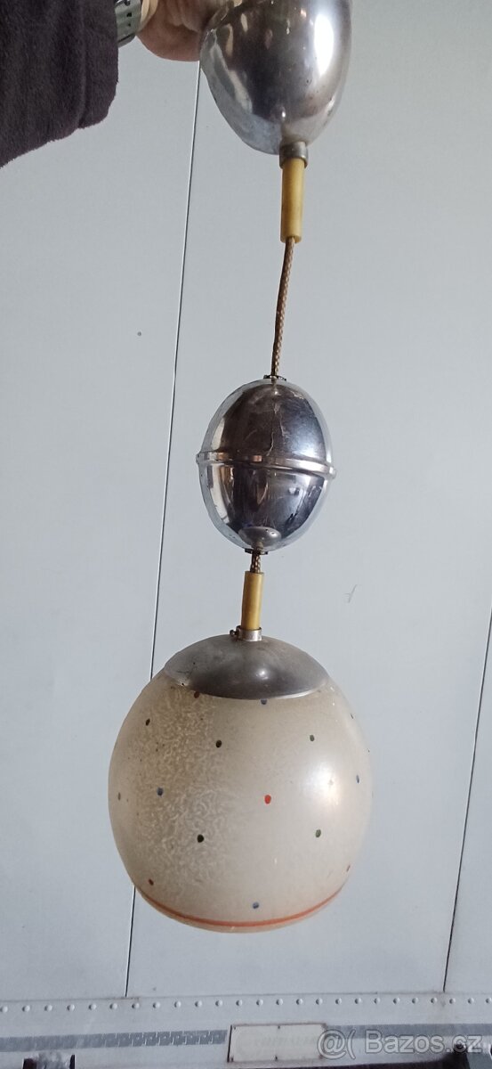 Retro kuchyňský lustr stahovací