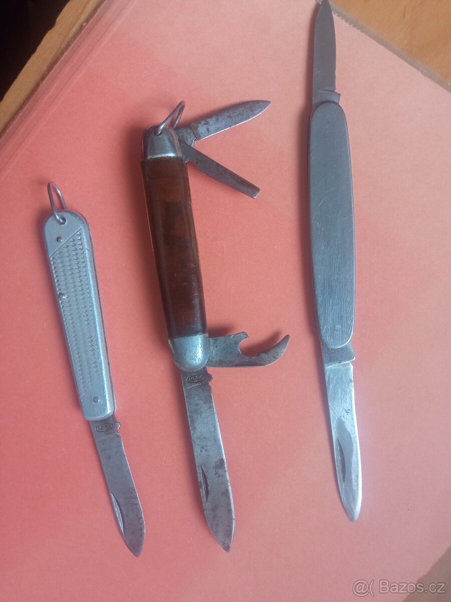 SBĚRATELSKÉ  NOŽE SANDRIK + MIKOV-3 KS