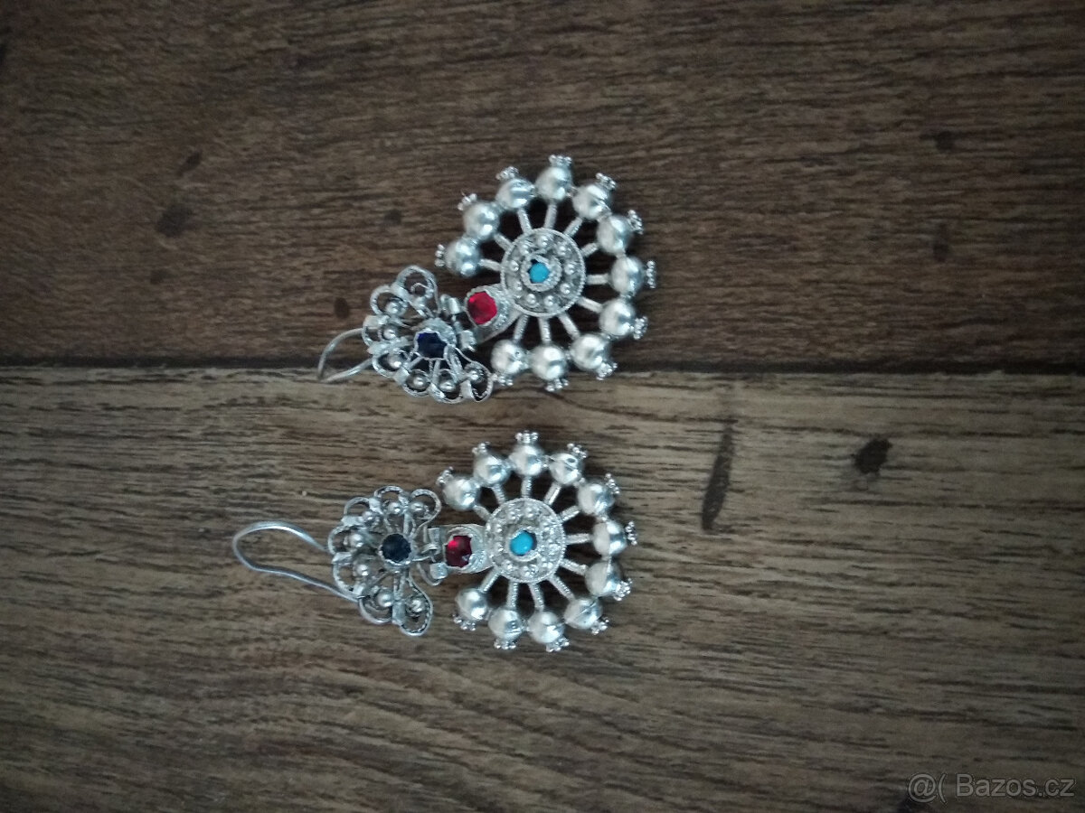 Prodám krásné stříbrné naušnice Fojnica