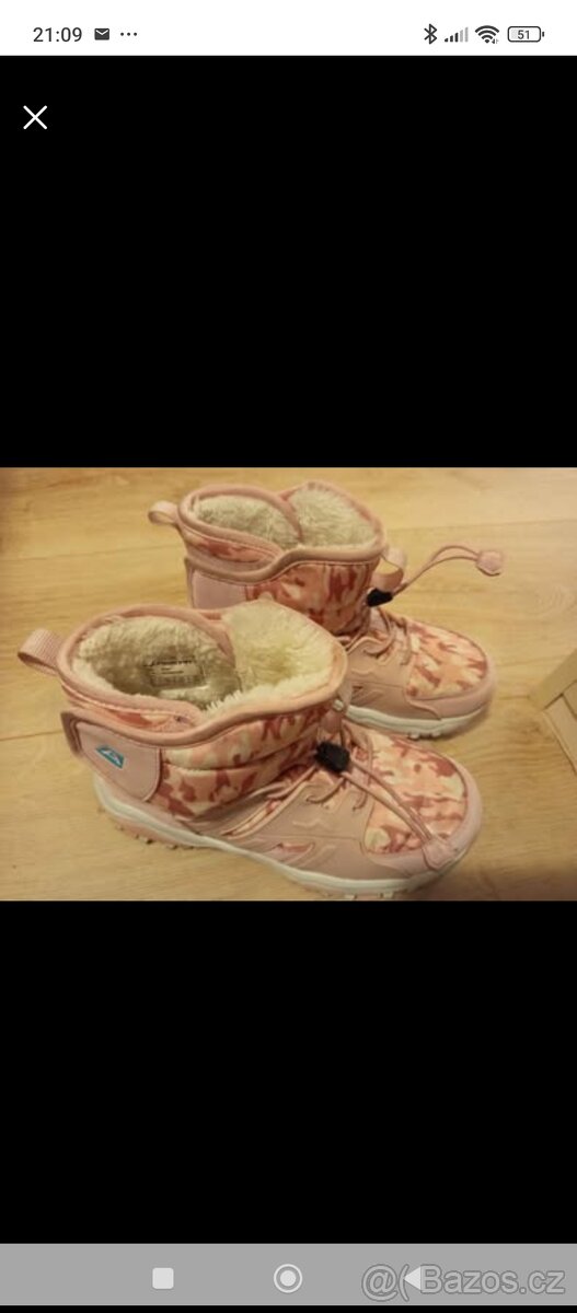 Dětské zimní boty 34