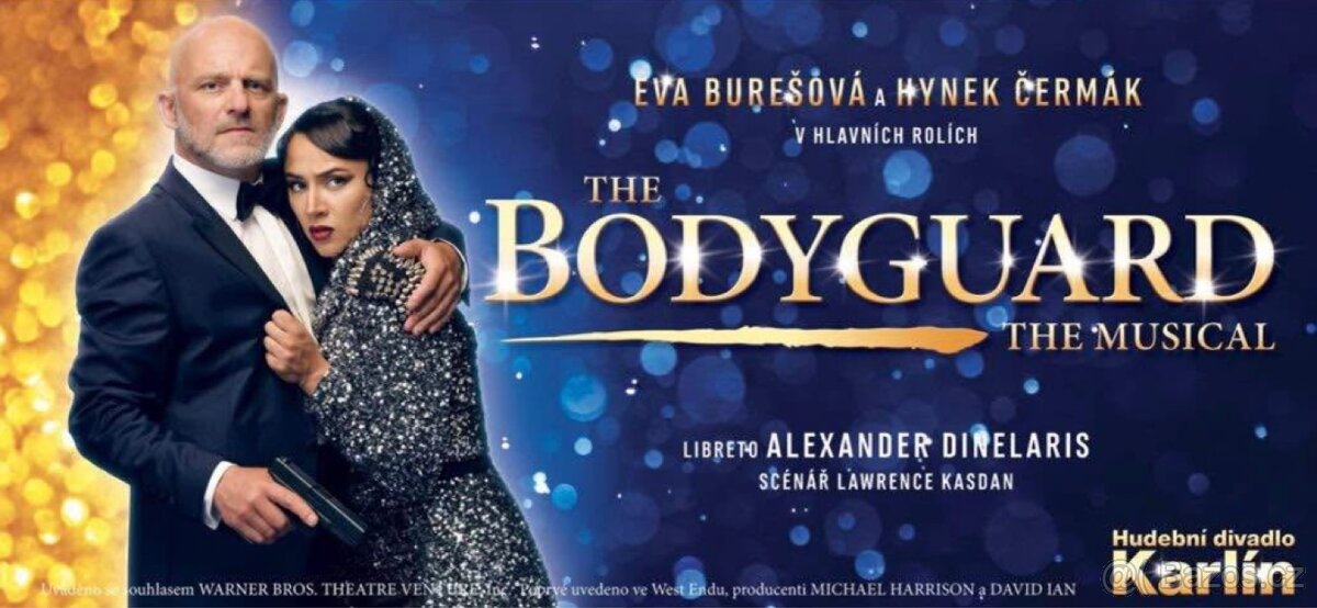 Vstupenky na muzikál The Bodyguard