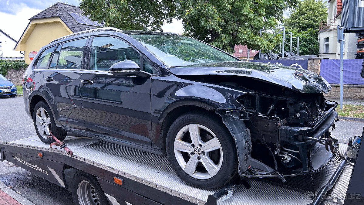 Vůz na náhradní díly VW Golf 7 kombi 2016 CRLB PGS LC9X