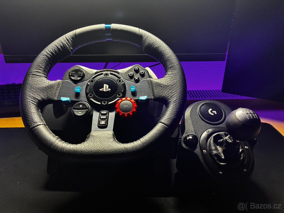 Herní volant Logitech G29 + řadící páka