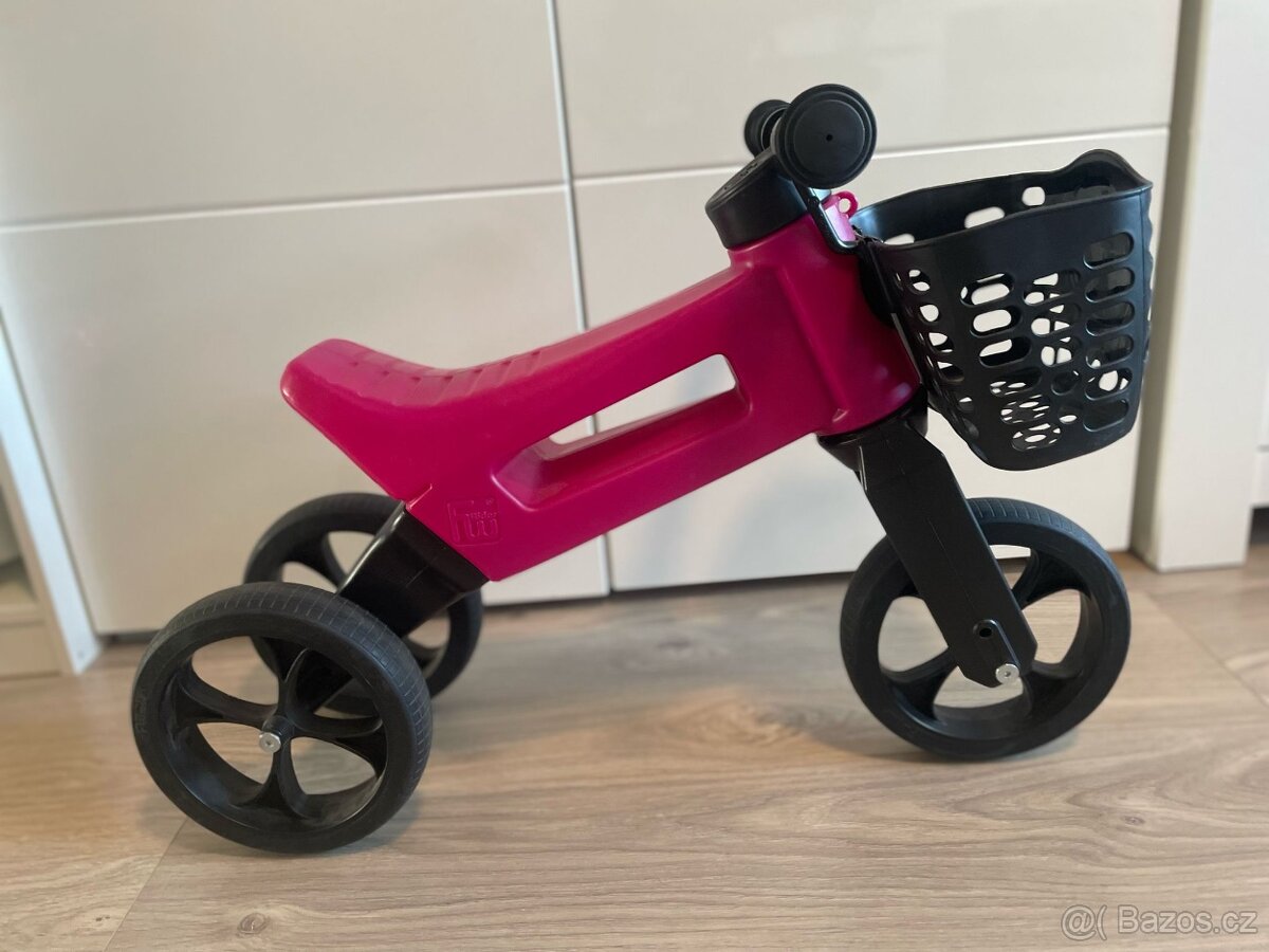 Odrážedlo FUNNY WHEELS Rider SuperSport 2v1 růžové