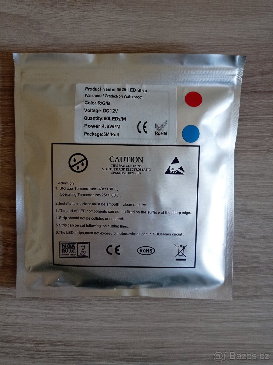 RGB LED pásek 5m