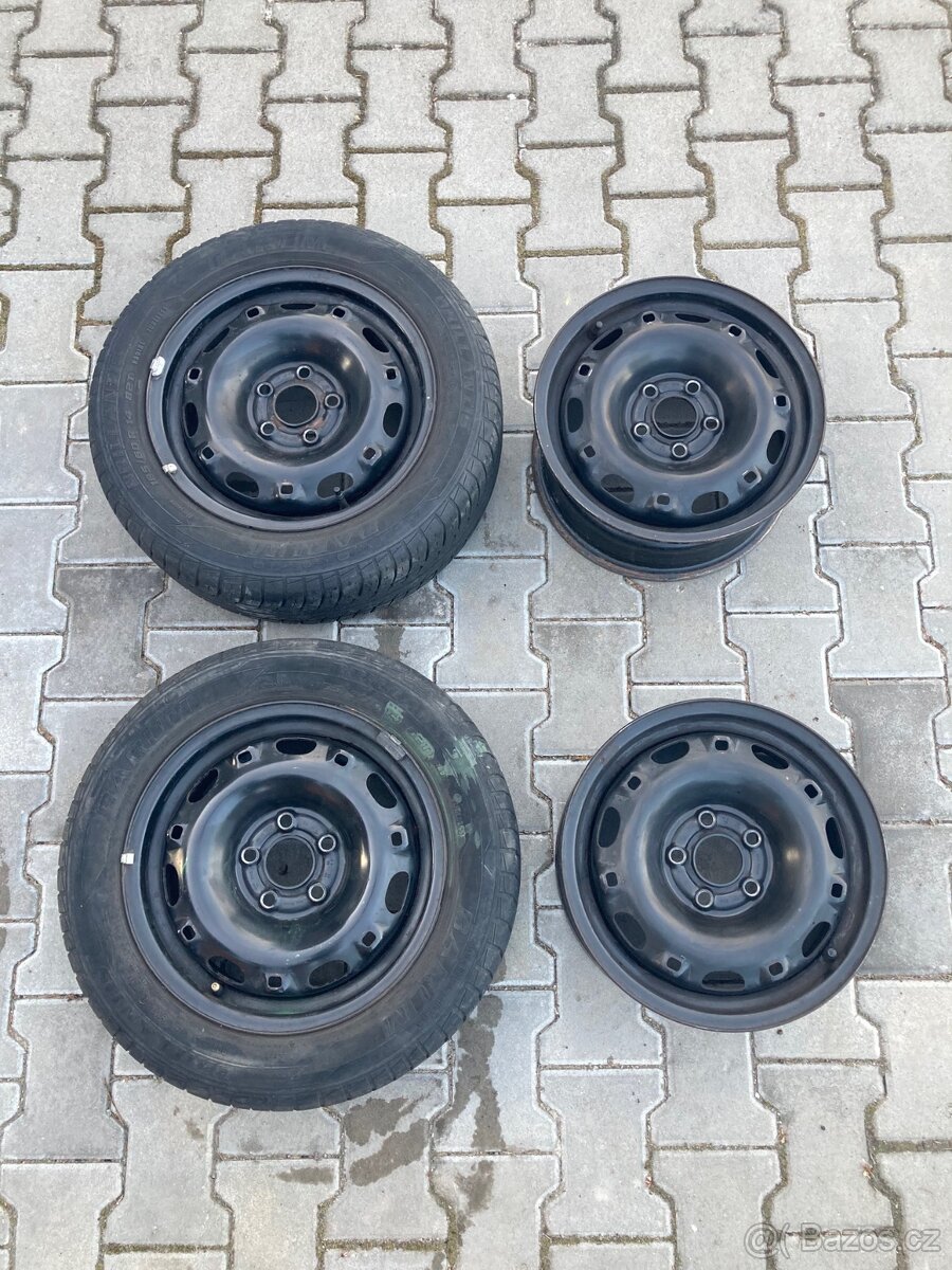 Plechové disky 4ks, VW 6Jx14 ET43