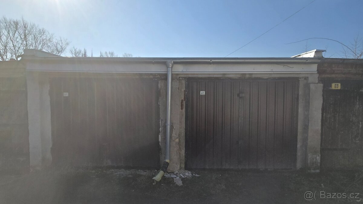 Prodám 2xgaráž ve Starých Obrnicích 48m2