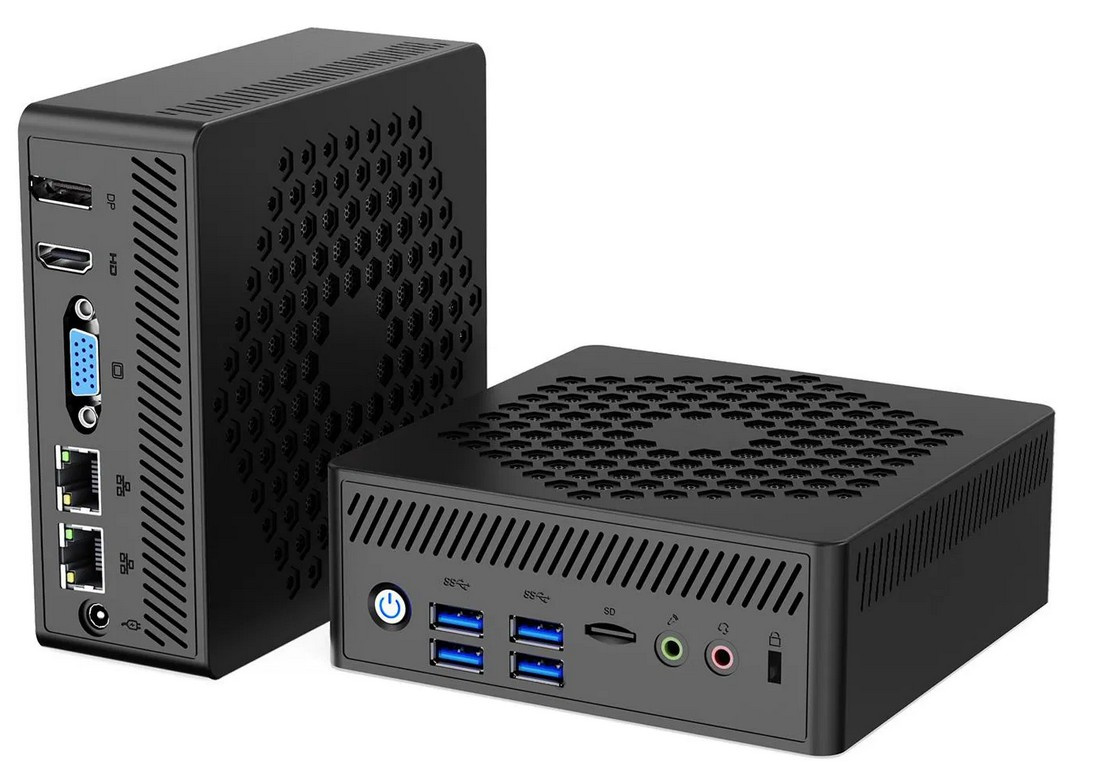 kompletní Mini PC Umax U-Box N10 Pro, klávesnice myš lcd