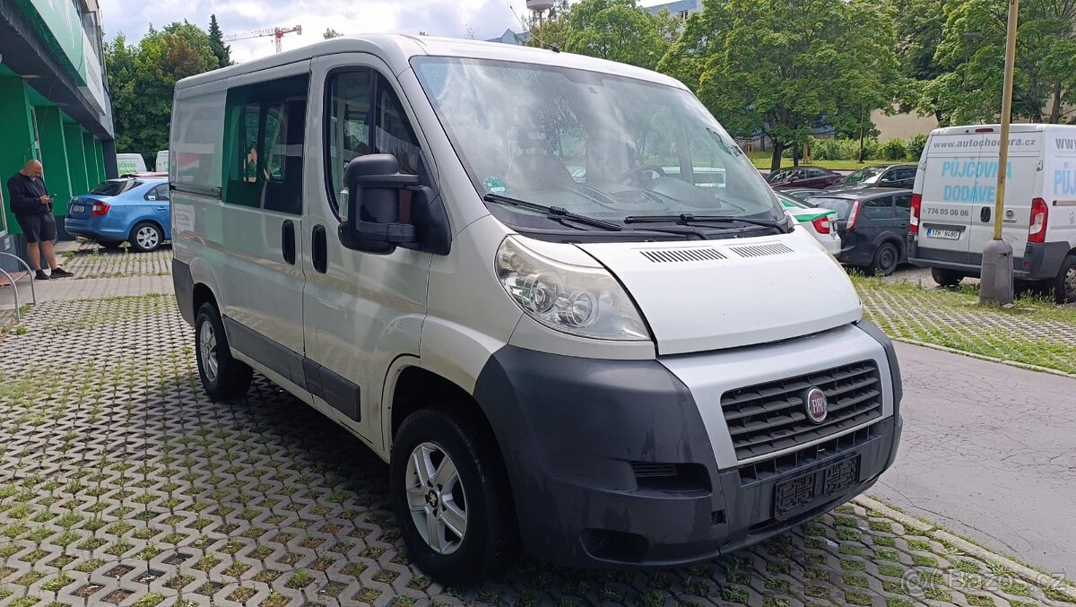 Fiat Ducato 2.0 jtd 85 KW 6 místné TZ 2013 najeto 184tkm