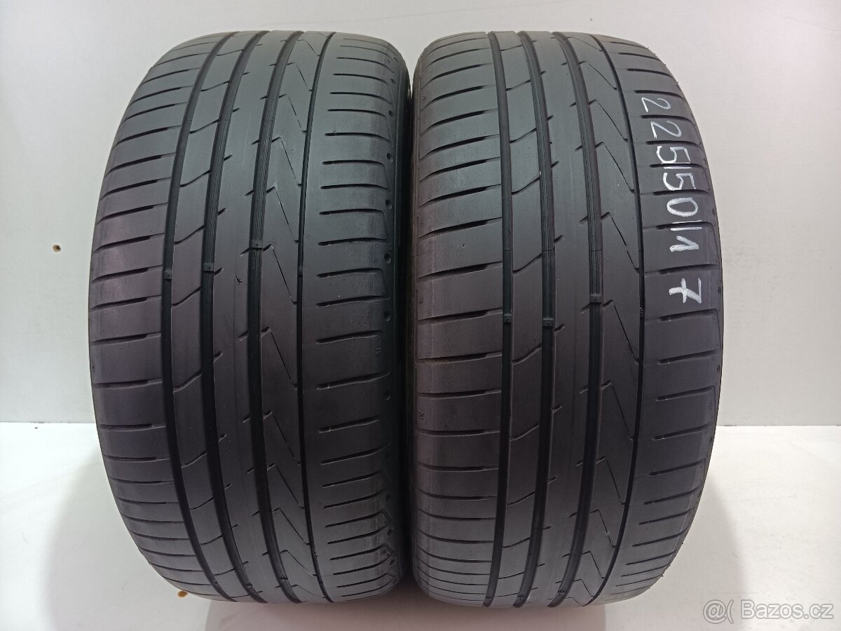 2ks letní pneu 225/50/17 Hankook