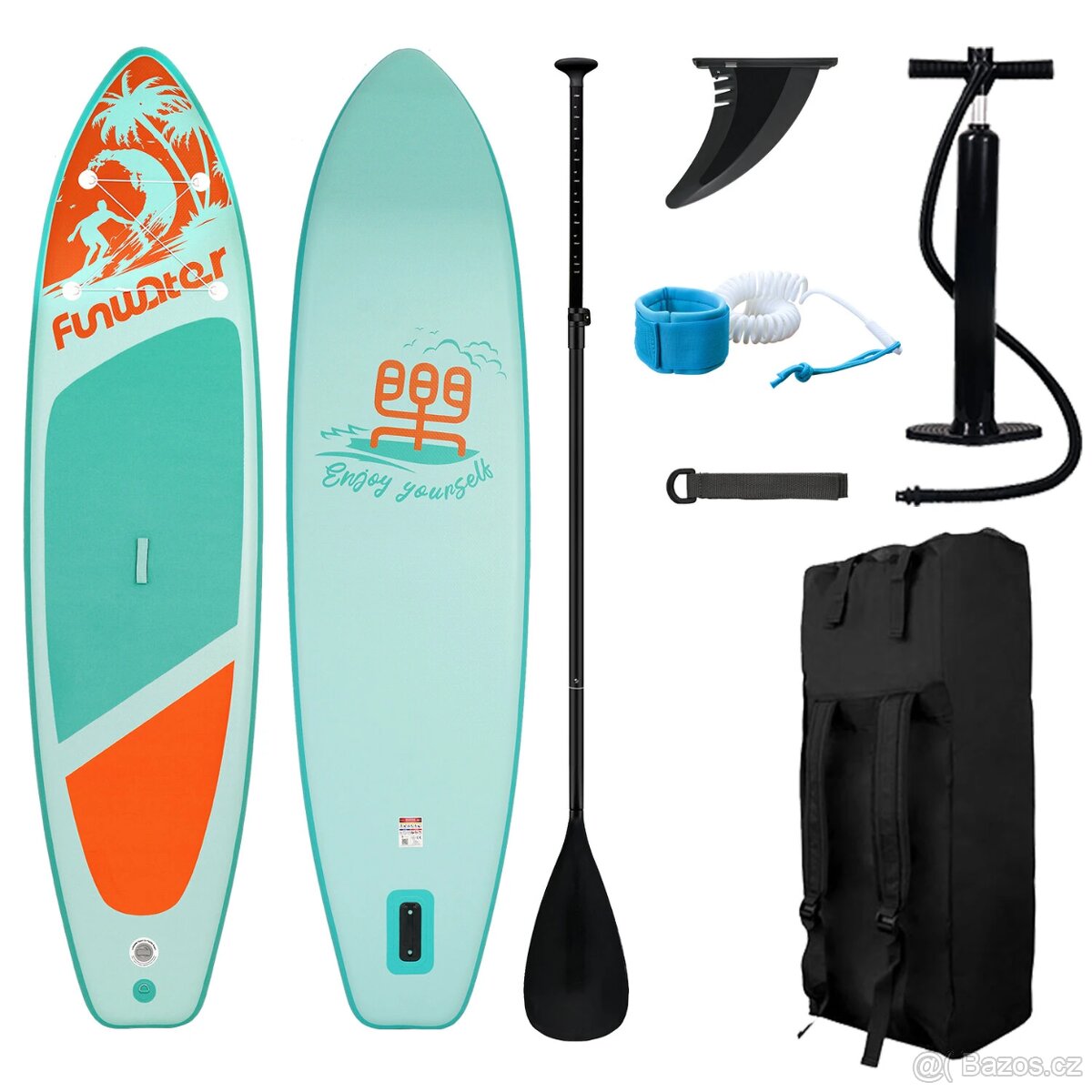 Nafukovací paddleboard SUP - kompletní sada nerozbalený