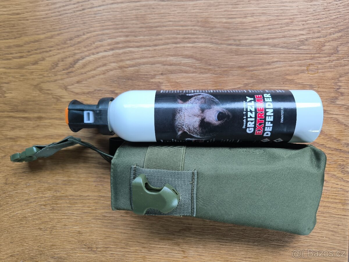 Sprej proti medvědům grizzly
