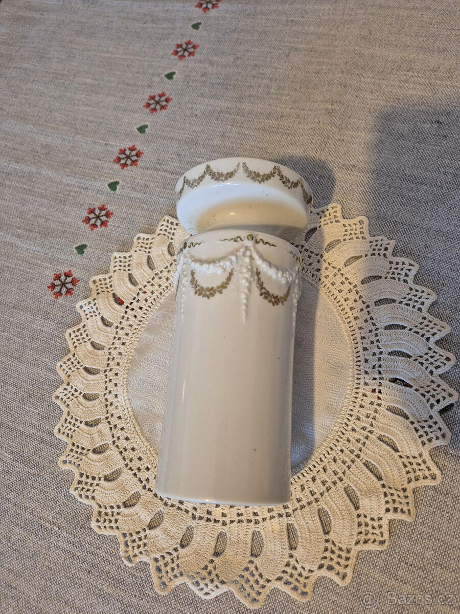 Váza porcelánová, starožitná