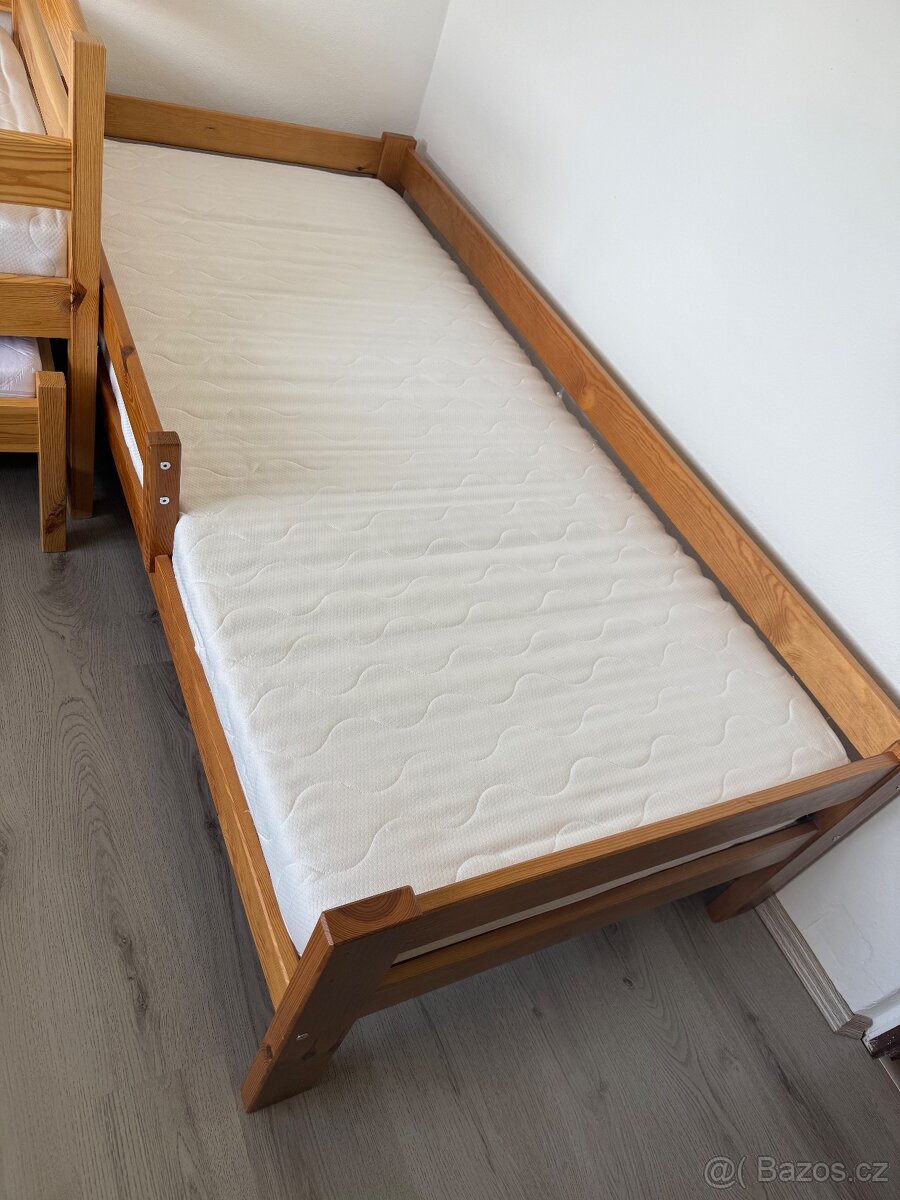 Postel z masivu - buk 90x200