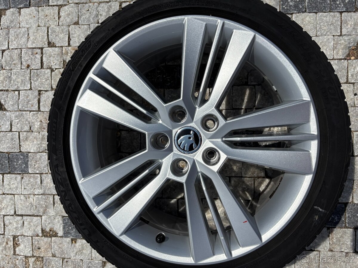 Sada alu kol Škoda OEM, R18, 7.5JX18H2 ET51, 5X112