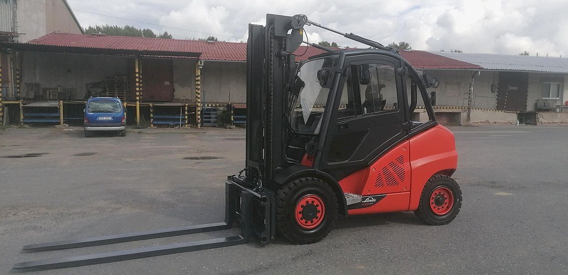 LINDE H50D-02 pozicionér + boční posuv + váha 2019