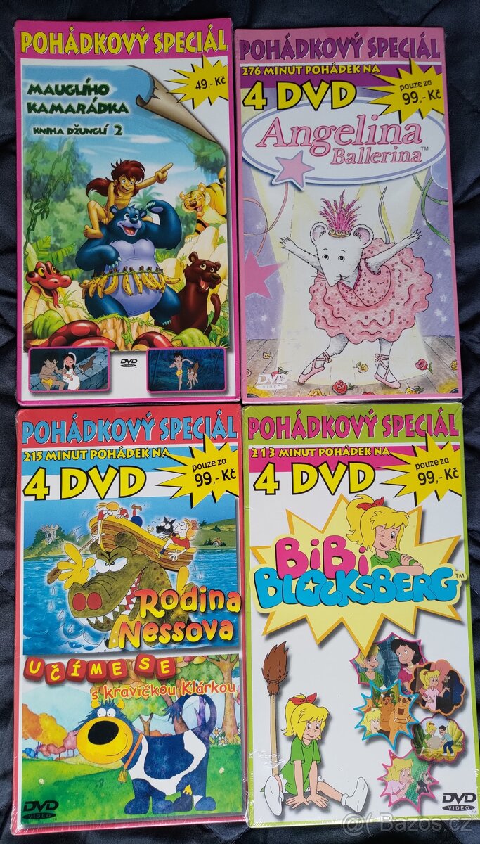 Dětské pohadky na DVD