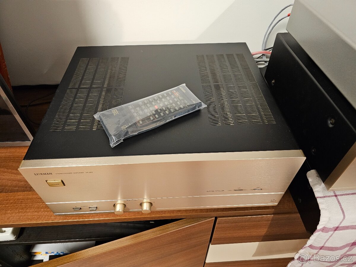 Luxman C-383 / M-383, 2 x 300 W (2 x 500W jako monobloky)