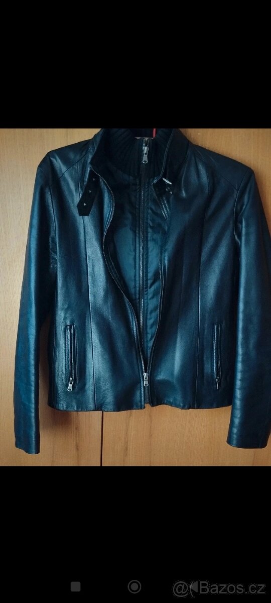 Dámská kožená bunda S