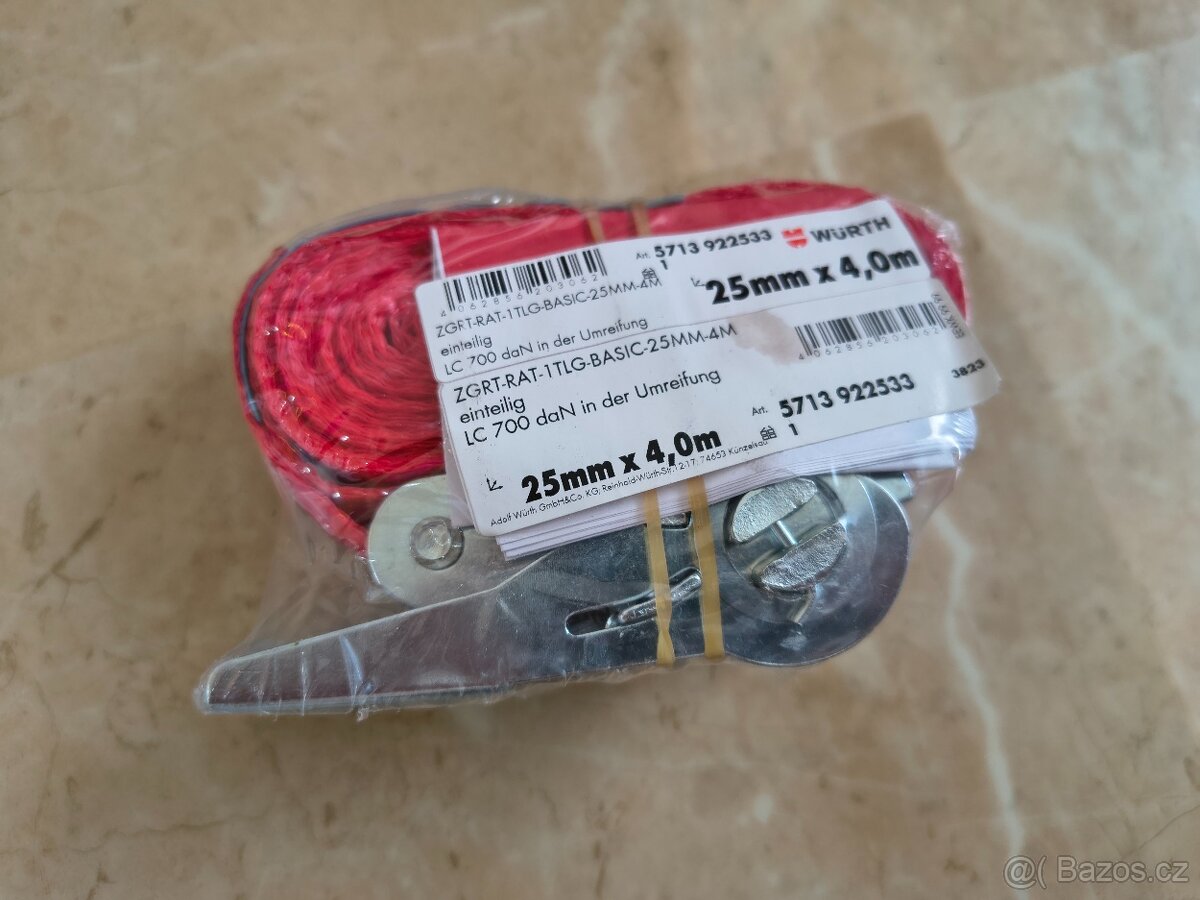 Wurth GURTNA S RACNOU BASIC-25MM-4M