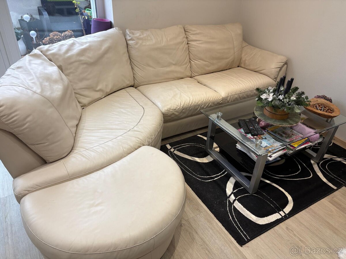 Kožená sedací souprava