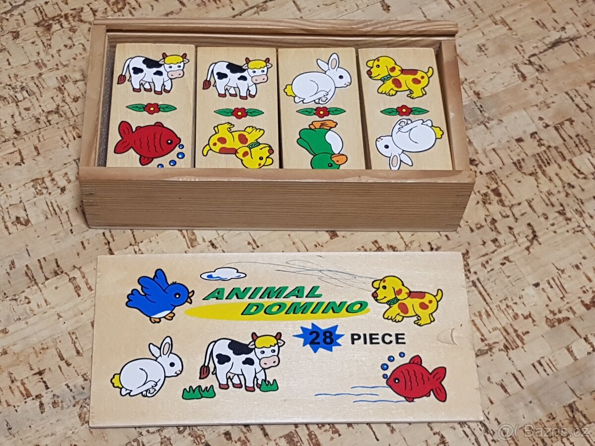 Dětské domino zvířátka