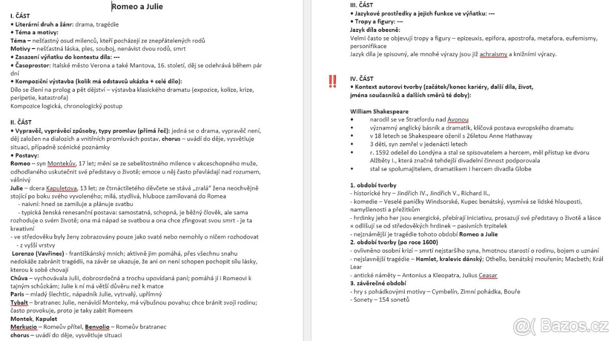 Rozbory knih k maturitě (168 souborů)