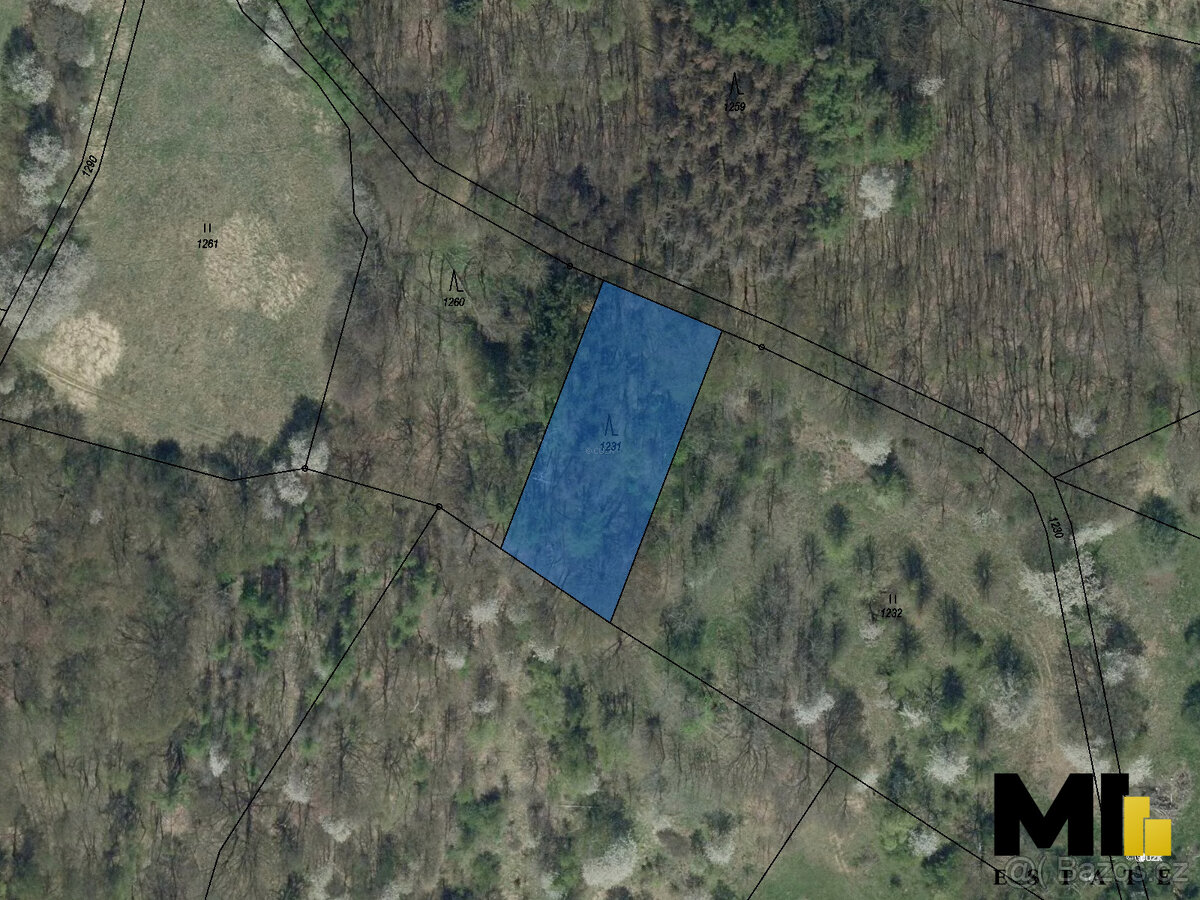 Prodej lesního pozemku o velikosti  1 462m2 v obci Stebno, P
