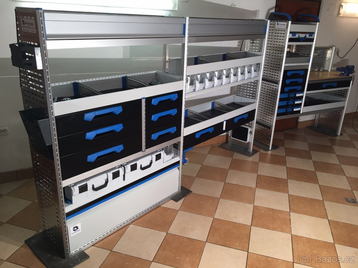 Sortimo Regále do úžitkových vozidiel Transit Ducato Master