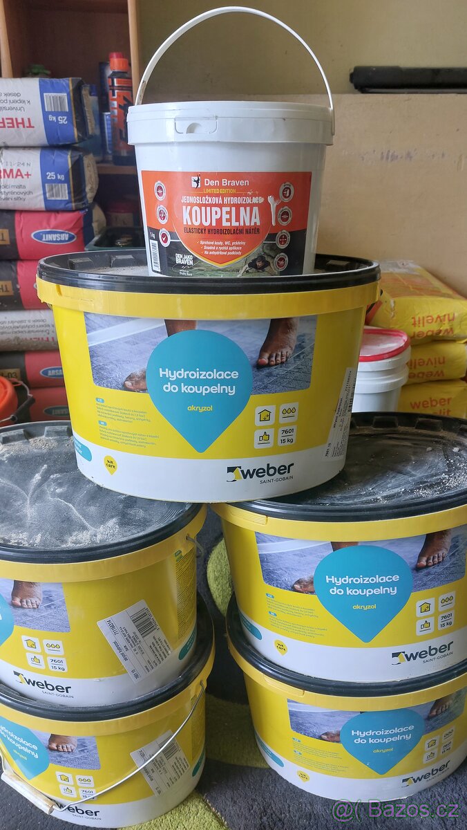 Hydroizolace do koupelny WEBER Akryzol