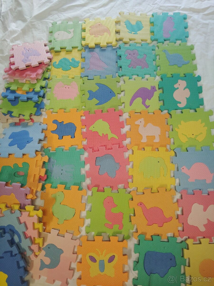 Pěnové puzzle zvířátka