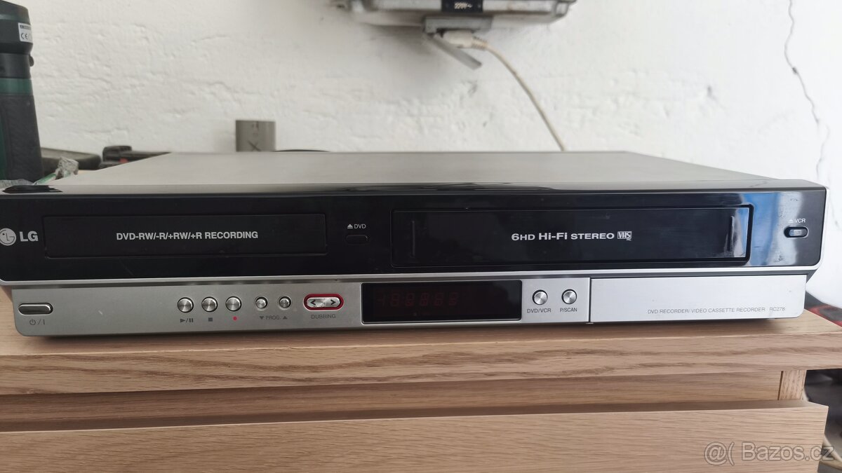 DVD+video rekordér LG rc278