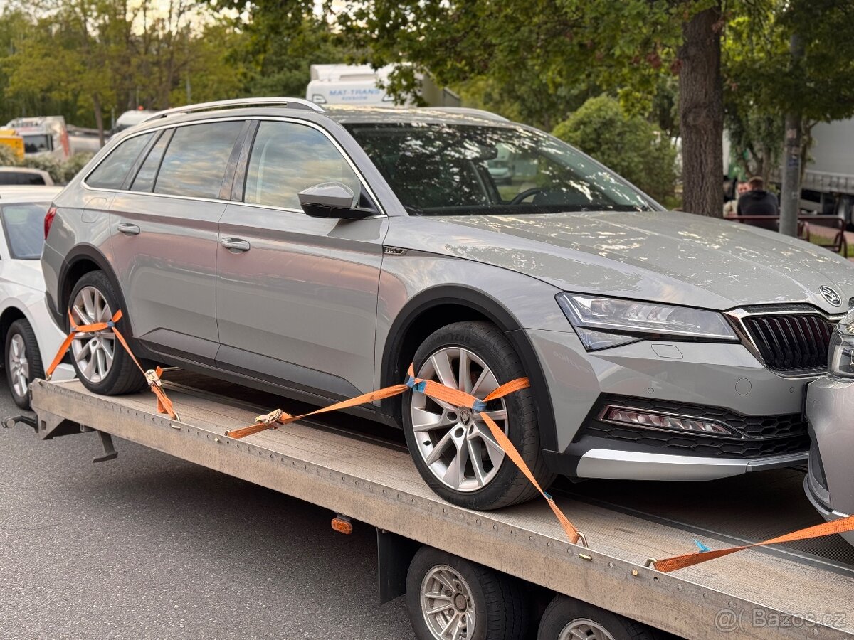 Škoda Superb 3 2.0TDI 147kW 4x4 Scout 129tkm WEBASTO 2022