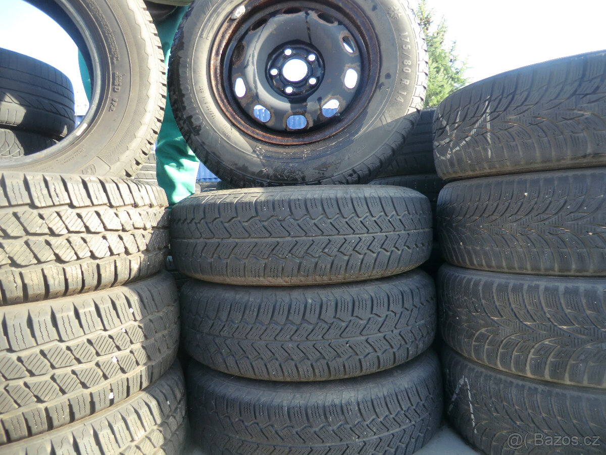 Prodám sadu zimních kol Kormoran 175/80 R14 88T M+S