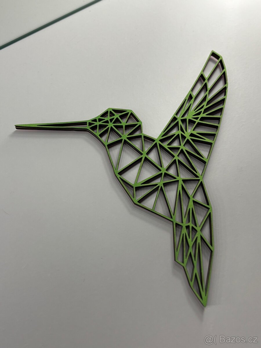 Geometrický kolibřík 20cm