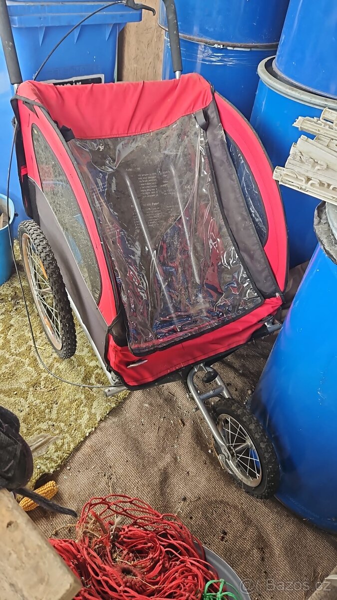 Vozík za kolo pro děti